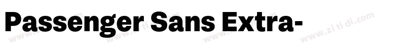Passenger Sans Extra字体转换 Passenger Sans Extra字体转换